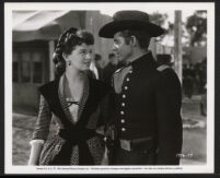 Joan Evans and Audie Murphy in Column South