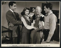 Mark Roberts, Jeff Donnell, Guy Kibbee, and Ken Curtis in Cowboy Blues