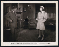 Warner Baxter and Lois Maxwell in The Crime Doctor's Diary
