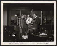 Warner Baxter, Lois Maxwell, and Don Beddoe in The Crime Doctor's Diary