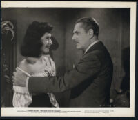 Micheline Cheirel and Warner Baxter in The Crime Doctor's Gamble