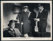 Frank Sully, Ellen Drew, and Bernard Nedell in The Crime Doctor's Man Hunt