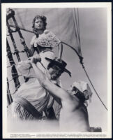Eva Bartok and cast members in The Crimson Pirate