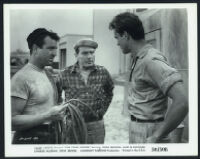 Steve Brodie, Charles McGraw, and John Ericson in The Cruel Tower