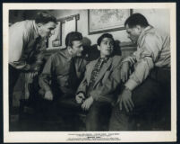 William Bendix, Kirk Douglas, and other unidentified actors in Detective Story