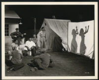 Jimmie Dodd, Jimmy Cross, Tom Neal, and cast members in G.I. Jane