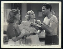Cecilia Parker, Janet Shaw and unidentified actor in Gambling Daughters.
