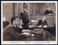 Victor Mature, Basil Ruysdael and other actors in Gambling House