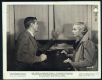 Gary Cooper and Madeleine Carroll on a train in The General Died at Dawn