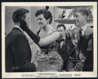 Scott Brady, Jane Russell, Rudy Vallee and cast members in Gentlemen Marry Brunettes