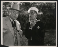 Gene Lockhart and Groucho Marx in A Girl in Every Port