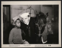 William Bendix and Rodney Wooton in a scene from A Girl in Every Port