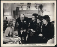Grace McDonald, Walter Catlett, LaVern Andrews, Patty Andrews and Maxene Andrews in Give Out, Sisters