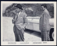 Edward G. Robinson and John Forsythe in The Glass Web
