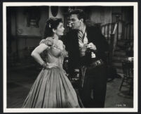 Ruth Roman and Robert Stack in Great Day in the Morning