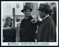 Cleo Moore, David Brian and John Archer in The Great Jewel Robber