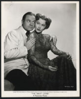 Bob Hope and Rhonda Fleming on the set of The Great Lover