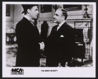 Brian Donlevy and Akim Tamiroff in The Great McGinty
