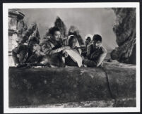 Douglas Fairbanks, Jr., Victor McLaglen, Eduardo Cianelli, Sam Jaffe and Cary Grant in Gunga Din