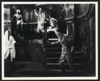 Eduardo Cianelli, Sam Jaffe, Douglas Fairbanks, Jr., Victor McLaglen and Cary Grant in Gunga Din