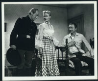 Anthony Jochim, Janis Carter and Robert Young in The Half-Breed