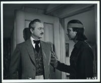 Robert Young and Jack Buetel in The Half-Breed