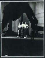 Unidentified dancers and dance director Jack Billings rehearsing for Happy-Go-Lucky