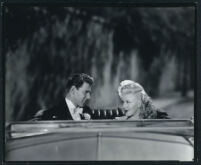 Jean Pierre Aumont and Ginger Rogers go for a drive in Heartbeat