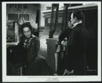 Olivia de Havilland, Ralph Richardson and unidentifed actor in The Heiress