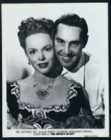 Nancy Coleman and Philip Reed in a publicity photograph for Her Sister's Secret