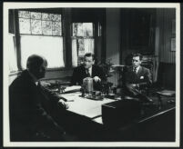 Herbert Marshall, Moroni Olsen, and Warner Anderson in High Wall