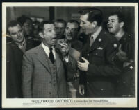Joe E. Brown, Robert Hutton, and unidentified cast members in Hollywood Canteen