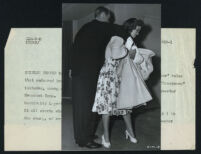 Shirley Temple and Franchot Tone in a scene from Honeymoon