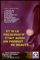 Et si le préservatif était aussi un produit de beauté... [inscribed]