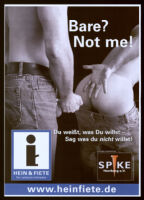 Bare? Not me!: Du weist, was Du willst--Sag was du nicht willst! [inscribed]