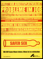 Probleme im Job; safer sex [inscribed]