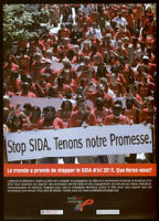 Stop Sida. Tenons notre Promesse. [inscribed]