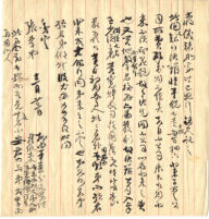 Letter To: 張孝 From: 康有爲(?)