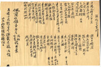 One page catalog about 40 items of 法帖, 字畫
