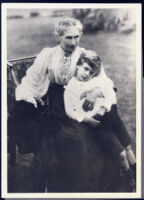 Aldous Huxley with his aunt, Mrs. Humphry Ward, early 1900s