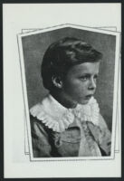Aldous Huxley as a child, profile