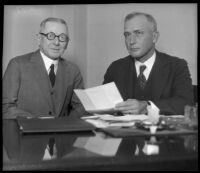 John D. Kennedy appears with Judge Richardson in relation to the battery of Arthur C. Burch.