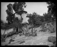 House of actor, John Gilbert, shortly after his death, Beverly Hills, 1936