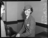 Actress Marsha Hunt, smiling, 1933-1937