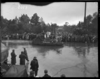 "Sea Serpent" float in the Tournament of Roses Parade, Pasadena, 1934