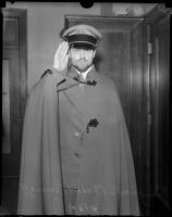"Prince" Michael Romanoff, popular Hollywood pretender to Russian royal blood, Los Angeles, 1934 (?)