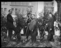 Tree planting ceremony honoring Beethoven's Ninth Symphony, April 20th, 1934.