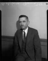 Archibald Young, chairman of the Citizens' Relief Committee, Los Angeles, 1935