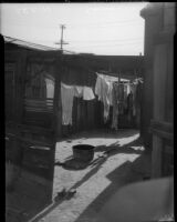 Slum sought out during a SERA housing study, Los Angeles, 1934