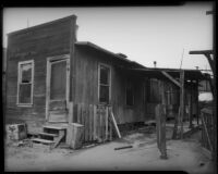 Slum sought out during a SERA housing study, Los Angeles, 1934